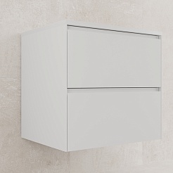 Style Line Тумба с раковиной Лима 60 Plus подвесная эмаль белая матовая – фотография-5